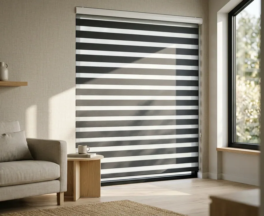Day & Night Blinds fitted in a Cornwall Hill home